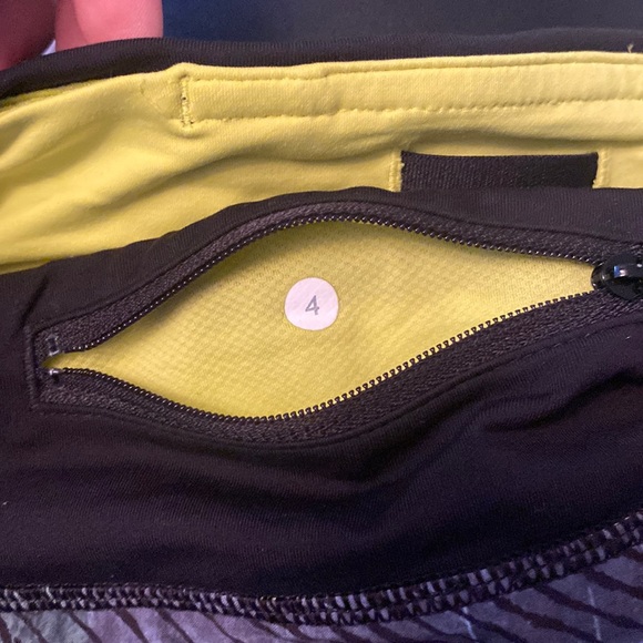 Lululemon Speed Short 2016 Seawheeze Secret Society Tofino Teal Black shorts 4 - Picture 7 of 11